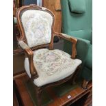 French style repro armchair