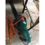 A Bosch electric hedge trimmer