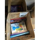 2 boxes of various chess books