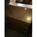 An oak bureau