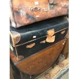 A Finnegans domed top travel case or trunk