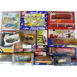 22 Corgi diecast models including Weetabix, Datapost, Bash Street Kids, We're on the Move, 150th