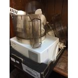 A Cuisine Systeme 4000 food processor with accessories
