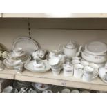 A Mayfair Bone china dinner service (appx 75 pcs)