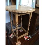 An oak occasional table