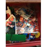 A crate with good quantity of Lego