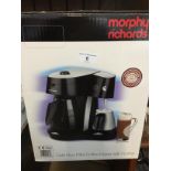 A Morphy Richards filter coffee maker