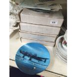 Set of 8 Dambusters Royal Worcester Collectors plates