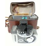 A Yashica 8 EIII cine camera, cased with instructions and accessories.