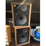 Pair of teak Celestion speakers.