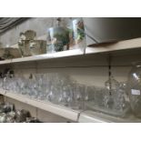 Large selection of glassware