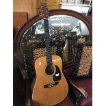 A Hohner ARbor LW400N steel strung acoustic guitar