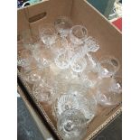 Box of glassware