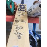 Signed England Surridge cricket bat