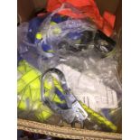 Box of safety harnesses