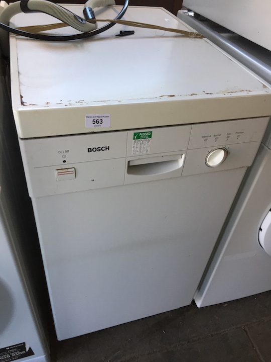A Bosch small dish washer