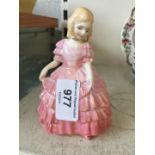 Small Royal Doulton figure Rose