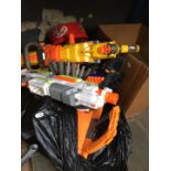 A collection of Nerf guns