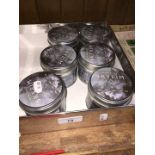 A box of 6 Skyrim candles