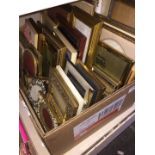 Box of small picture frames