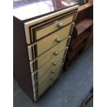 A 7 drawer chest of drawers