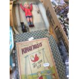 Japanese tinplate gymnastic toy