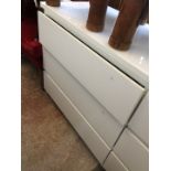 An Ikea white chest of drawers