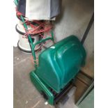 A Qualcast electric lawnmower