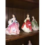 3 Royal Doulton figures including Rebecca HN2805