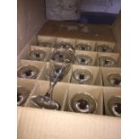 Box with 24 crystal wine glasses