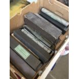 Box of piano rolls