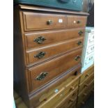 A reproduction chest of drawers