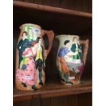 Two Burleighware jugs