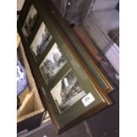 2 framed postcard collections - Wigan scenes