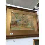 Early 20th century school, cottage watercolour, indistinctly signed.