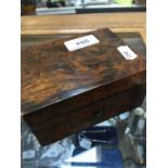Small 19th century burr elm box