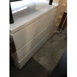 A white Ikea chest of drawers