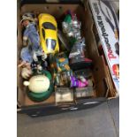 Two boxes of toys