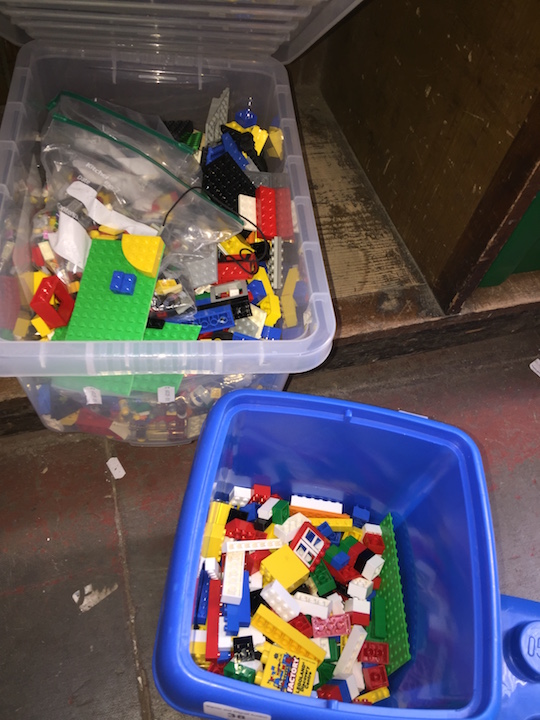 2 tubs of Lego