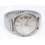 A stainless steel Seiko automatic vintage watch, diam. 36mm.