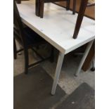 A white desk