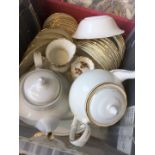 Crate of Duchess Ascott china dinner ware