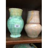 Two Beswick ware vases