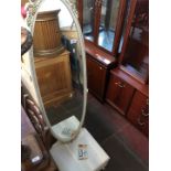 A French style cheval mirror