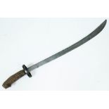 A Chinese boxer rebellion period sword, length 96.5cm.