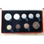 A Royal Mint 1950 specimen coin set.