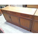 A G-Plan teak sideboard, length 142cm.