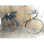 A vintage Claud Butler 58cm road touring bicycle with Reynolds 531 tubing, mixed vintage