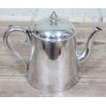 A Cunard White Star Line silver plated tea pot by Elkington, length 24cm. Condition - various