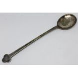 A silver plated preserve spoon, the designed attributed to Charles Rennie Mackintosh, similar to the